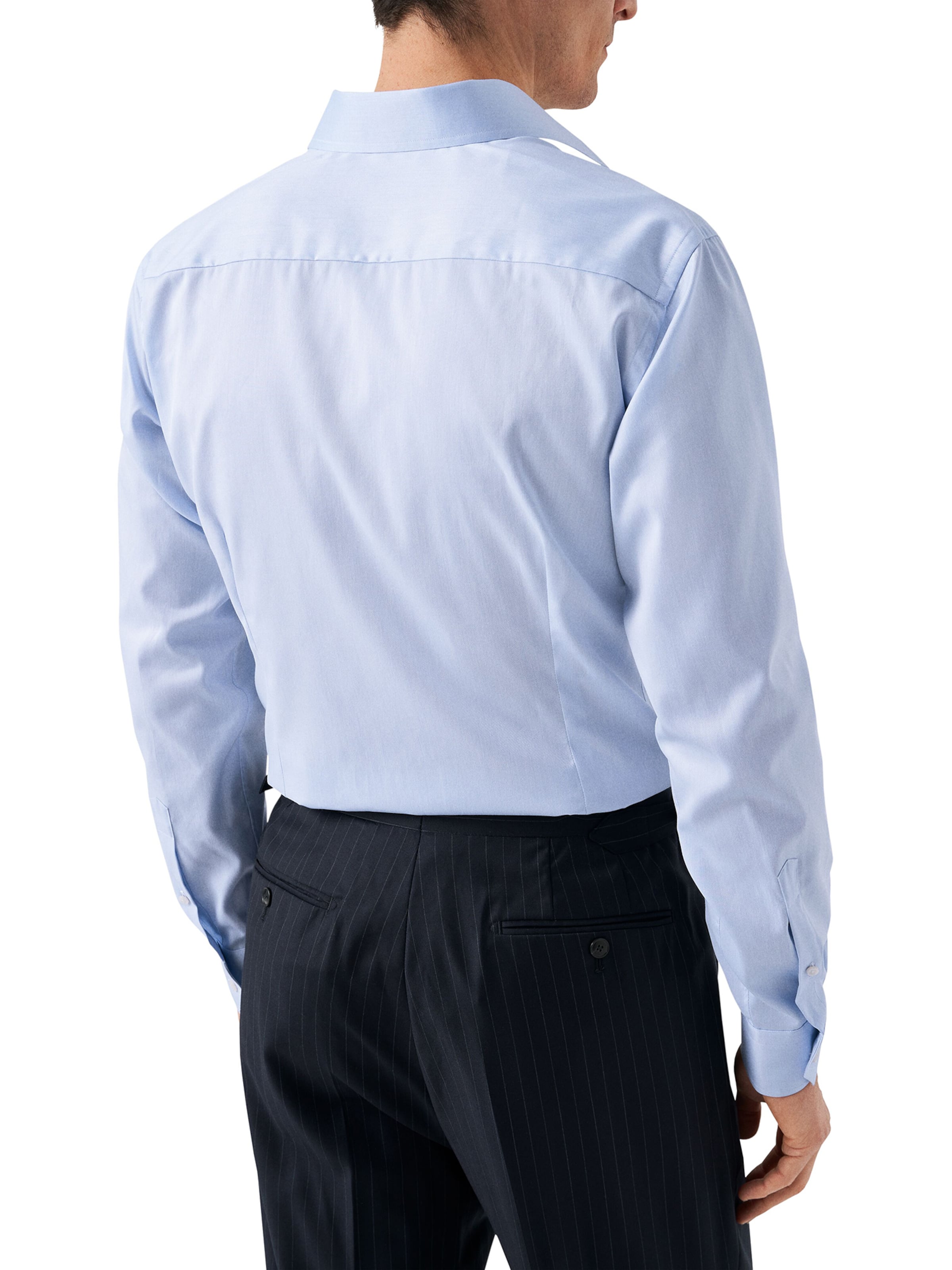 ETON Slim fit Overhemd in Blauw