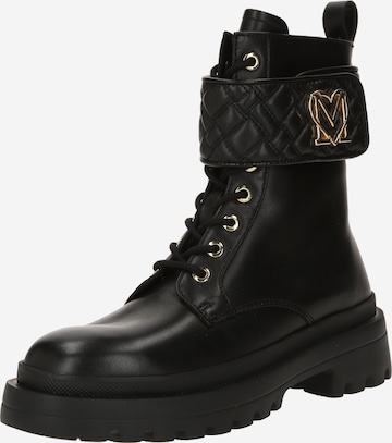 Love moschino black boots online