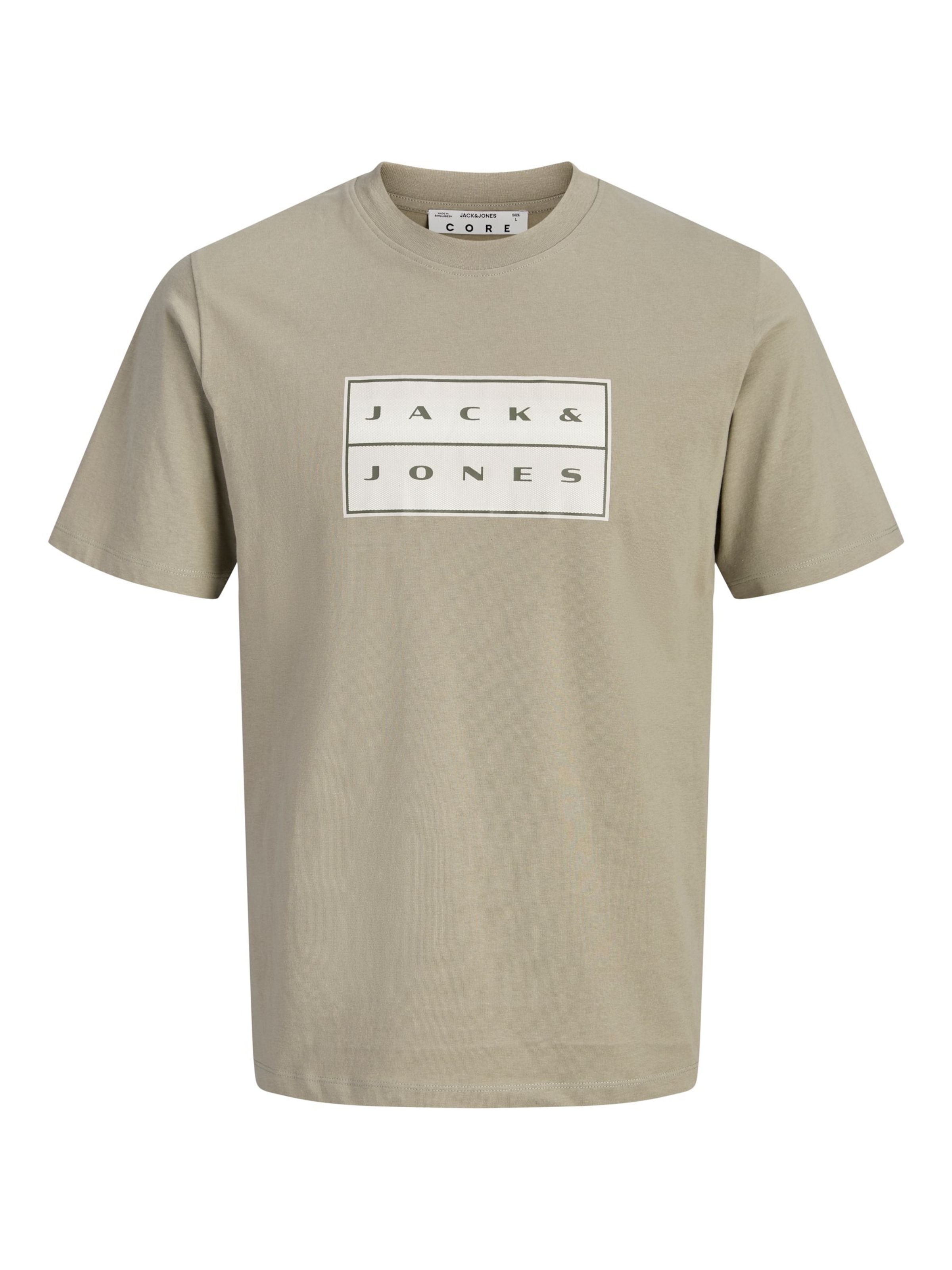 JACK & JONES Shirt in Grijs: voorkant