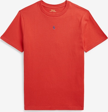 T-Shirt Polo Ralph Lauren en rouge : devant