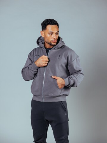 Veste de survêtement 'Athletes Choice Zip Hoodie Unisex' Lifters en gris