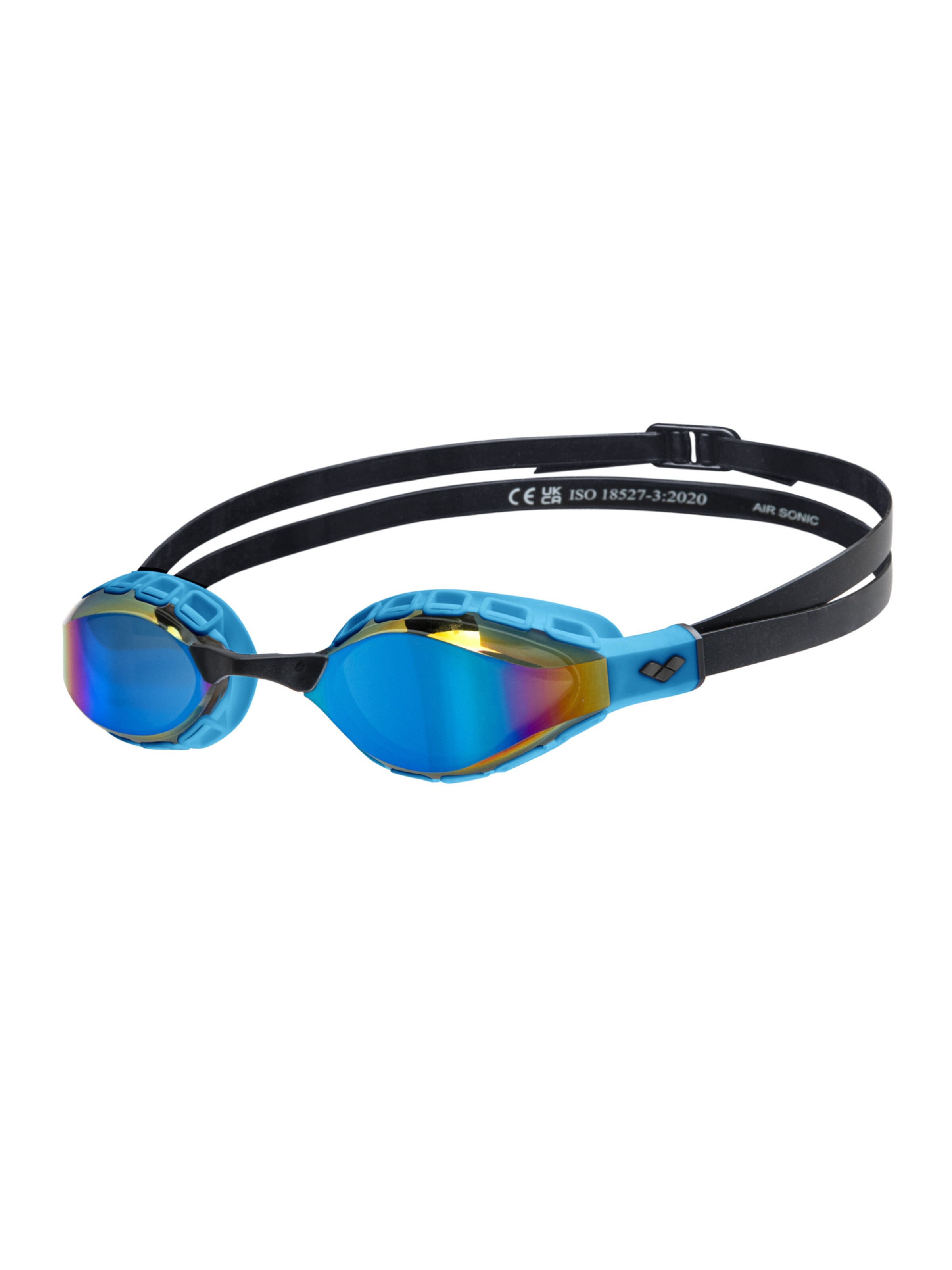 ARENA Očala 'Air Sonic Mirror' | modra / azur / gorčica / črna barva, Prikaz izdelka