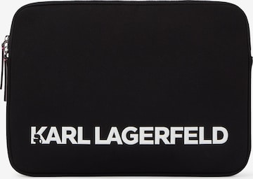 Karl Lagerfeld Τσάντα λάπτοπ σε μαύρο: μπροστά