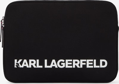 Karl Lagerfeld Bolsa para portátil en negro / blanco, Vista del producto