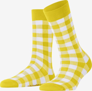 BURLINGTON Socken 'Vichy' in Gelb: Vorderseite