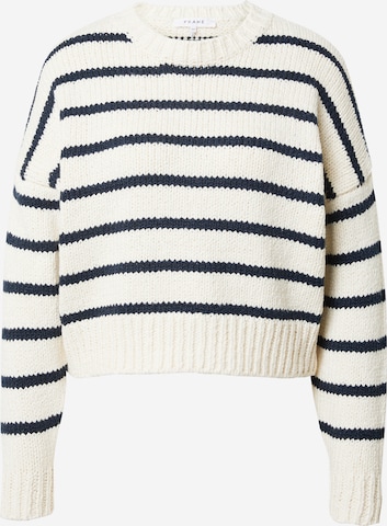 Pull-over FRAME en bleu : devant