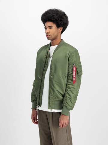 ALPHA INDUSTRIES Übergangsjacke 'MA-1 VF 59 Long'‌‌‌‌ in Grün