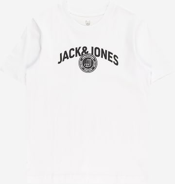 Jack & Jones Junior T-shirt 'OUNCE' i vit: framsida