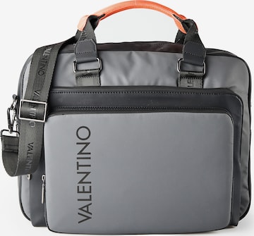 VALENTINO Document bag 'Dragonhawk' in Grey: front