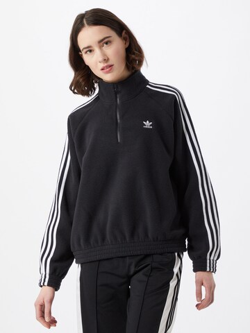 ADIDAS ORIGINALS Sweatshirt in Black: front