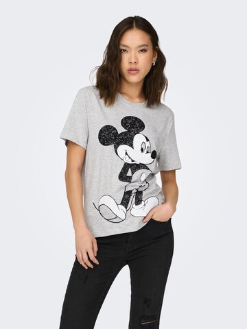 ONLY T-Shirt 'MICKEY' in Grau