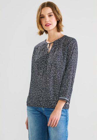 STREET ONE Blouse in Blue: front