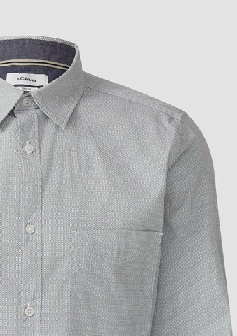 Coupe slim Chemise s.Oliver en blanc