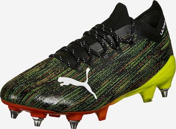 PUMA Soccer Cleats in Black: front