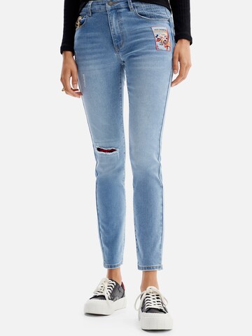 Slimfit Jeans di Desigual in blu: frontale