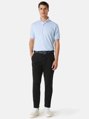 Coupe slim Pantalon à pince Boggi Milano en bleu