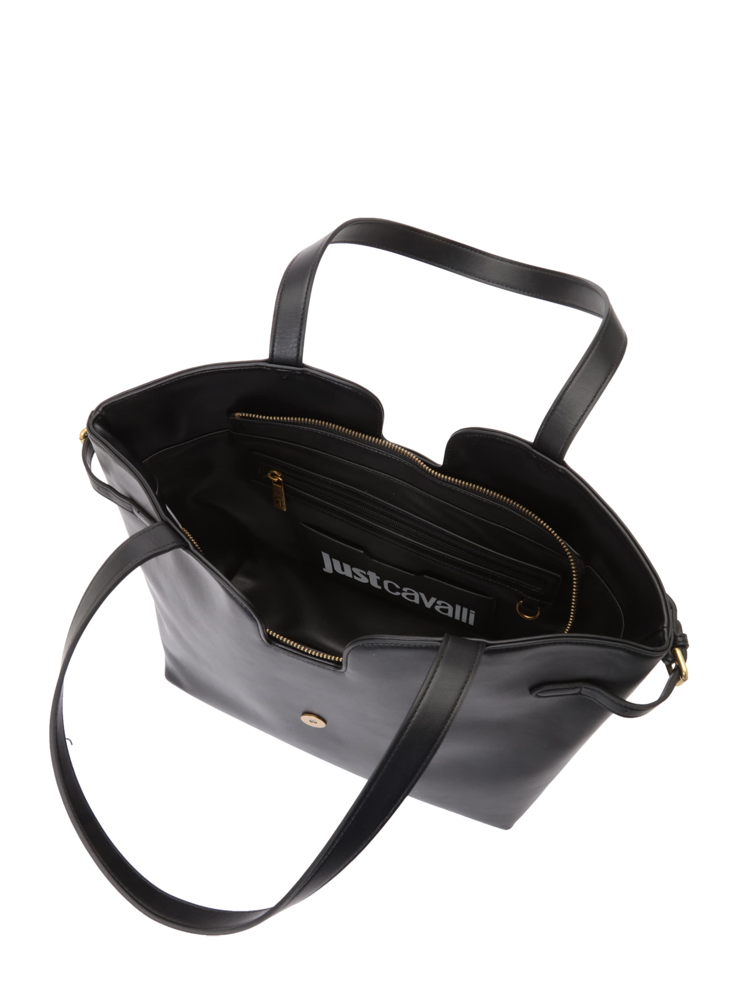 Just Cavalli Shoulder bag 'ICONIC SNAKES' in Black