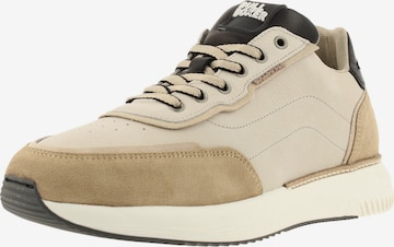 BULLBOXER Sneakers laag in Beige: voorkant