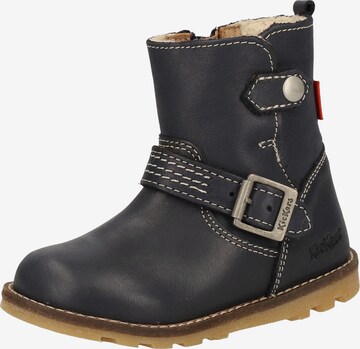 Kickers Boots in Black: front