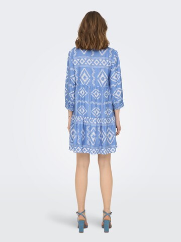 ONLY Платье-рубашка 'Ally Athena' в Синий