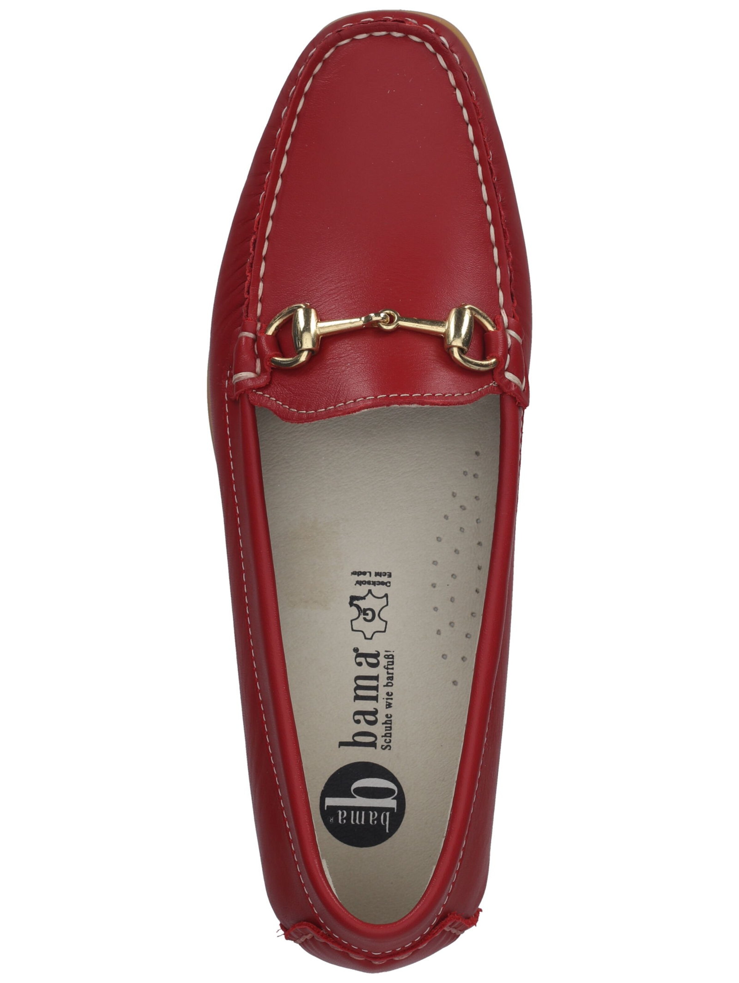 Bama Moccasins in Red