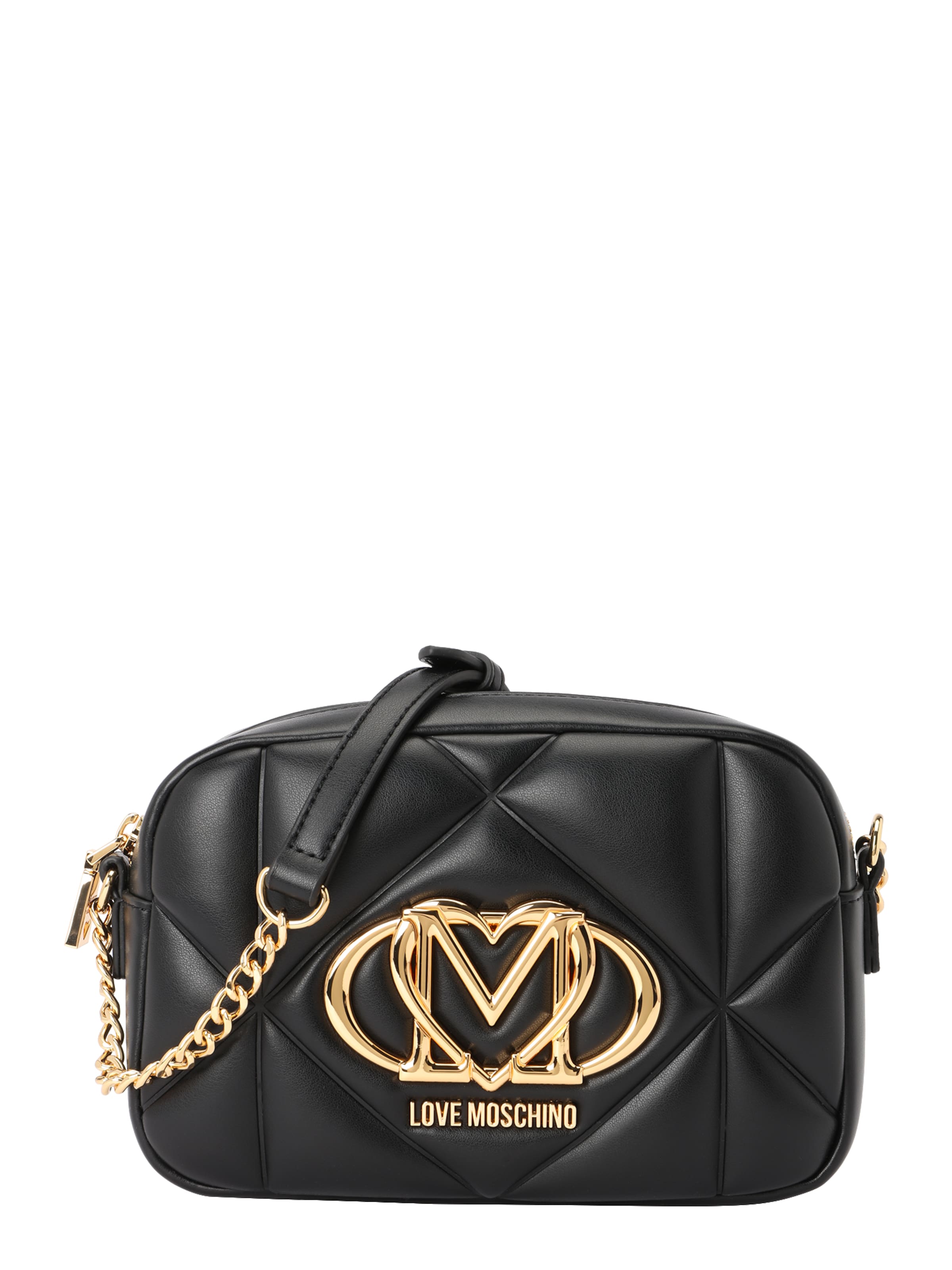Borsa a tracolla di Love Moschino in nero: frontale