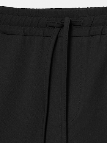 Wide Leg Pantalon Pull&Bear en noir