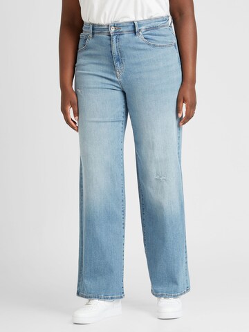 ONLY Carmakoma Regular Jeans 'Maya' in Blauw: voorkant