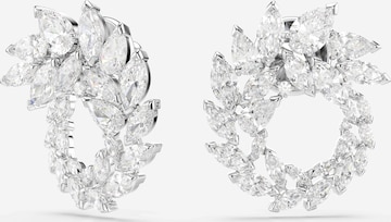 sidabrinė Swarovski Auskarai 'MESMERA': priekis