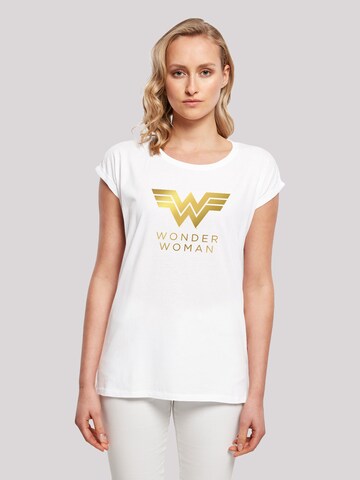 T-shirt 'DC Comics Wonder Woman 84' F4NT4STIC en blanc : devant