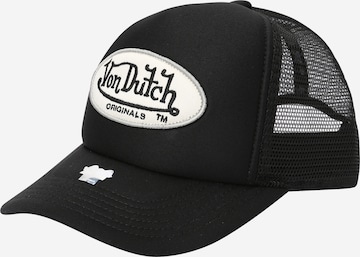 Șapcă 'TRUCKER TAMPA' de la Von Dutch Originals pe negru: față