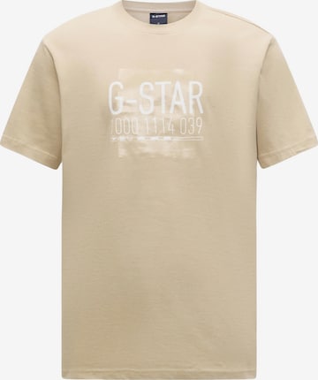 T-Shirt 'District' G-STAR en beige : devant