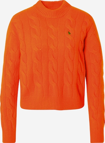 Pull-over Polo Ralph Lauren en orange : devant