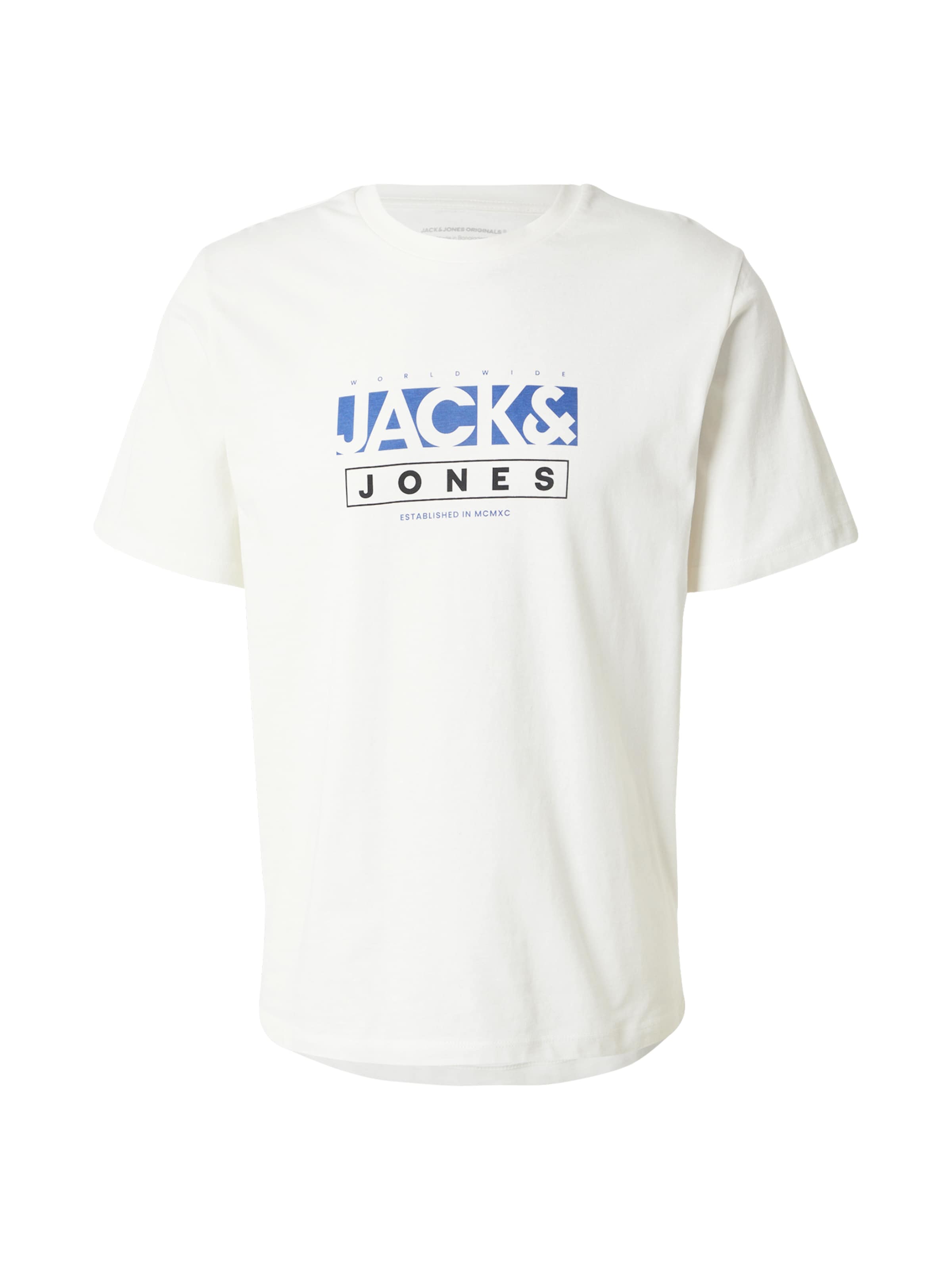 JACK & JONES Póló 'JORSEVEN' - fehér: elől