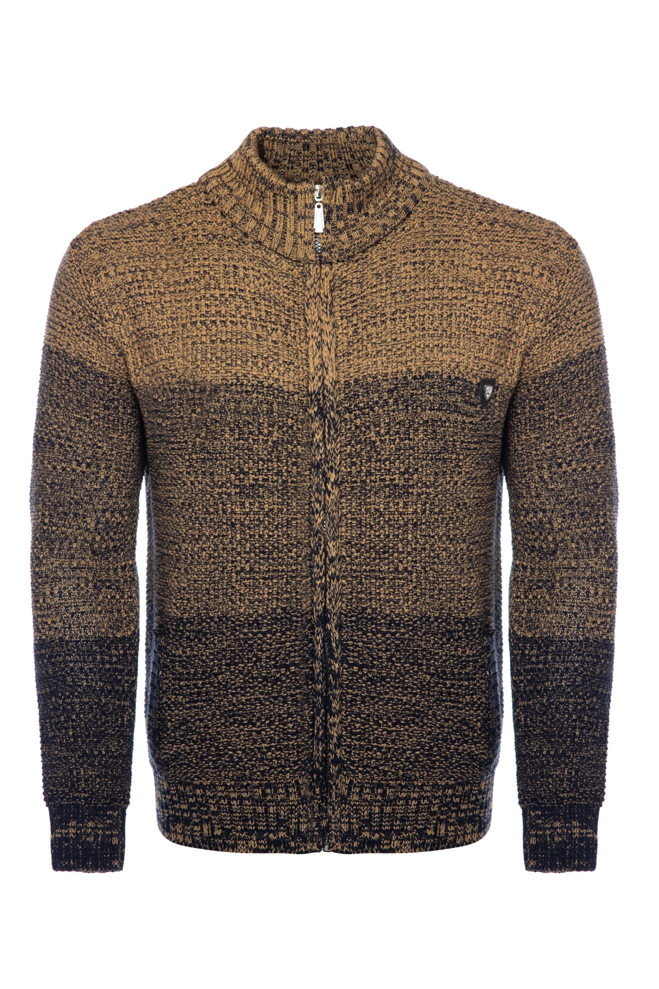 Vestes en maille CARISMA en marron : devant