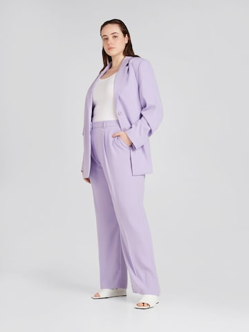 CITA MAASS co-created by ABOUT YOU Wide leg Pleated Pants 'Francesca' in Purple