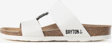 Bayton - Sapato aberto 'Navia' em branco: frente