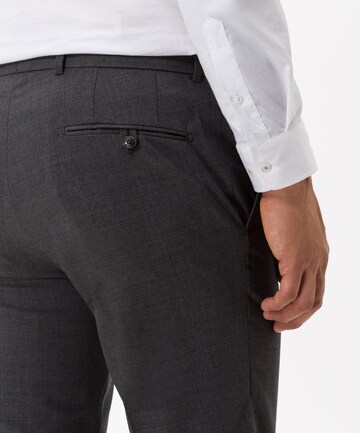 BRAX Slim fit Pleated Pants 'Enrico' in Grey