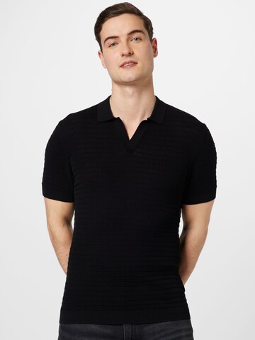 DRYKORN - Camiseta 'BRAIAN' en negro: frente