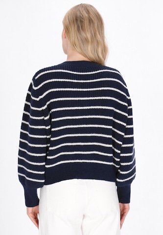 DreiMaster Maritim Gebreid vest 'Classic Look' in Blauw