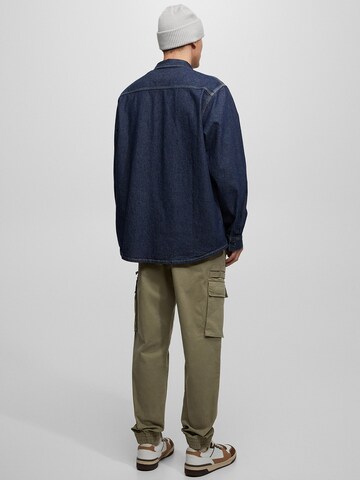 Pull&Bear Tapered Cargobroek in Groen