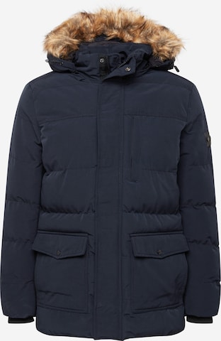 INDICODE JEANS Winter jacket in Black: front