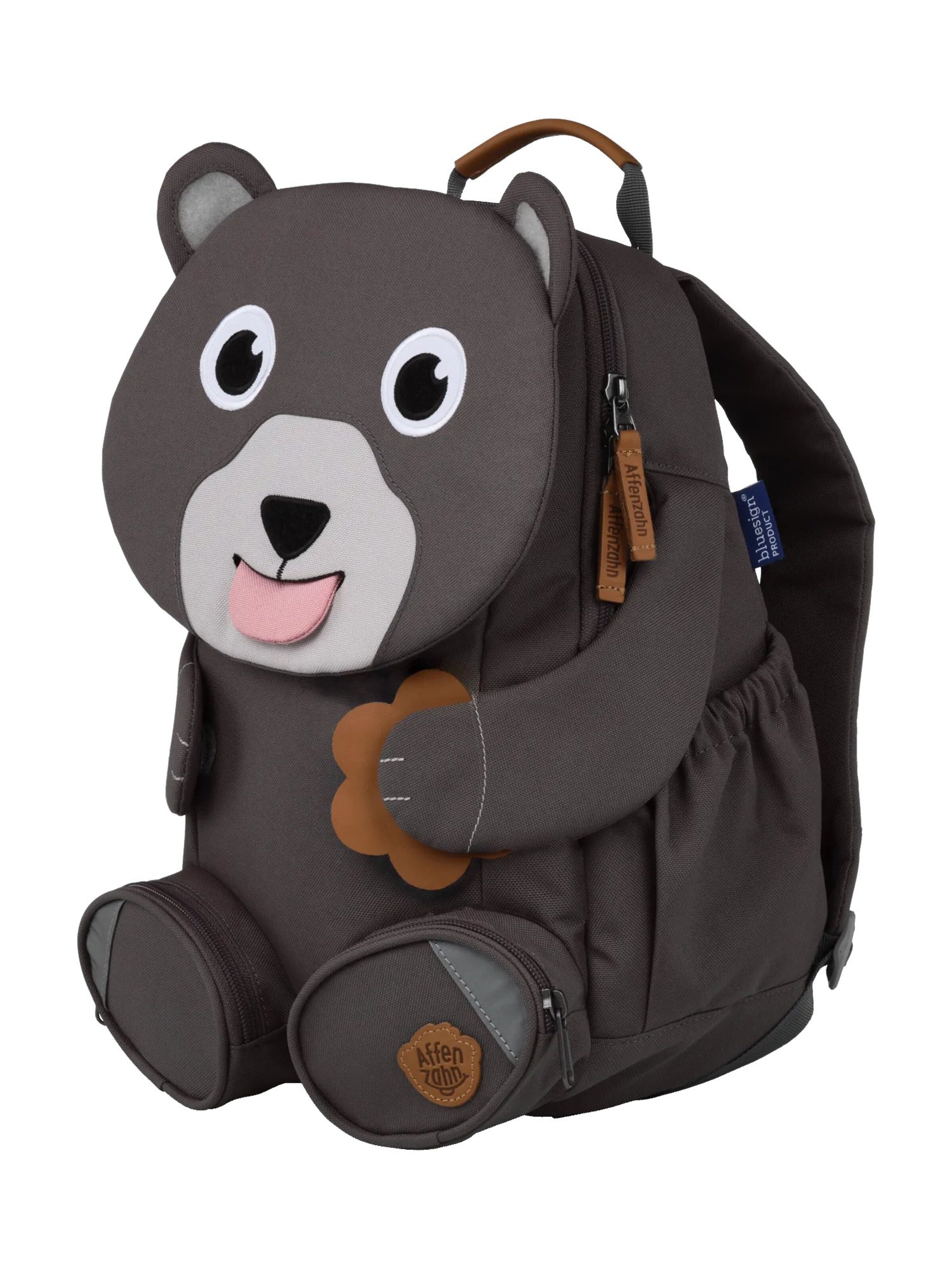 Affenzahn Backpack 'Großer Freund' in Grey