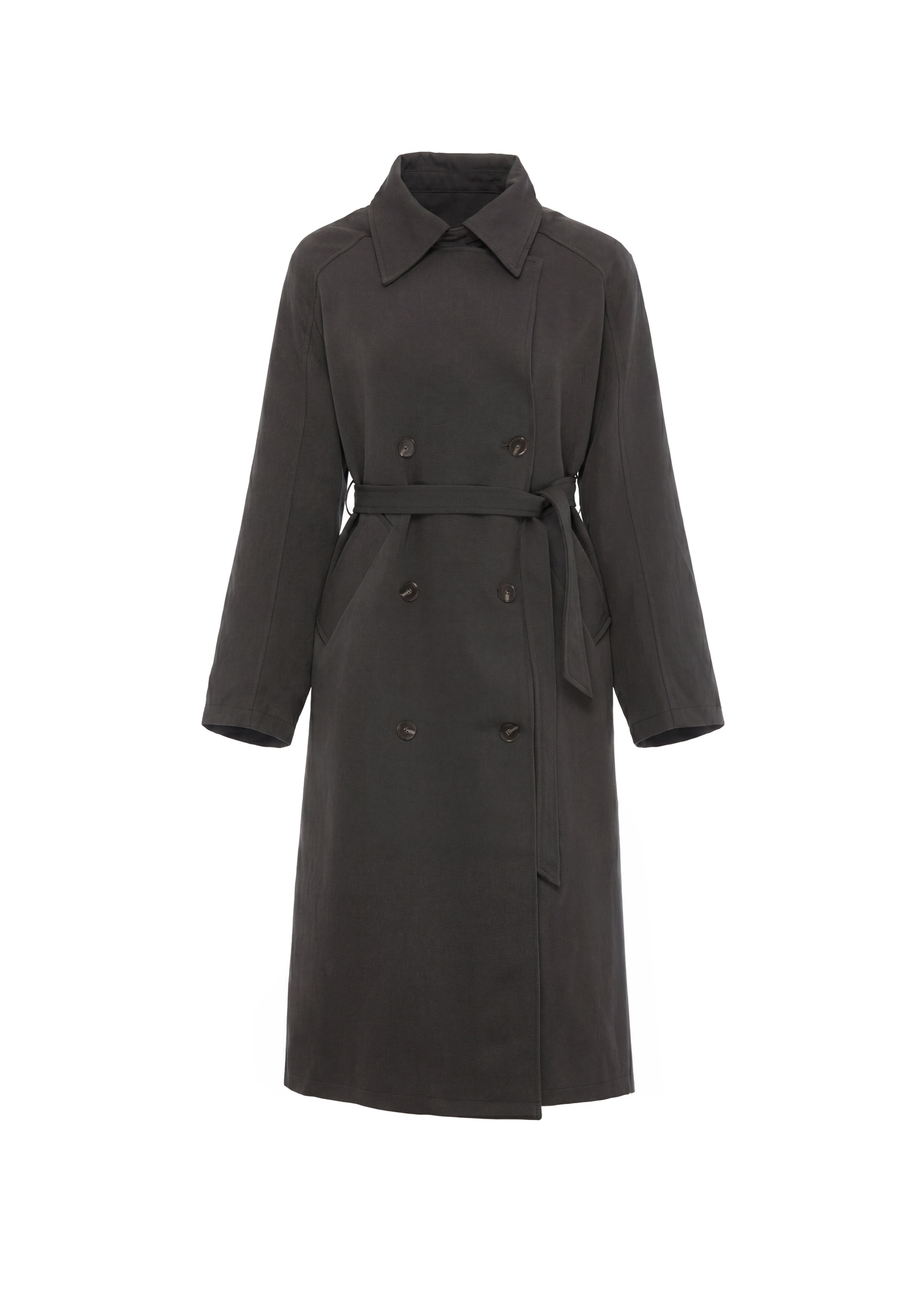 usha BLACK LABEL Tussenmantel in Grijs: voorkant