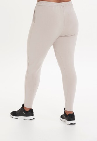 Q by Endurance Tapered Pants 'CINMARIE' in Beige