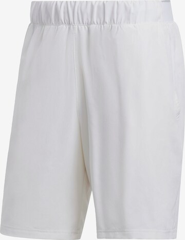 ADIDAS PERFORMANCE Regular Workout Pants 'Club Stretch ' in White: front