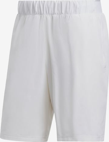 ADIDAS PERFORMANCE Regular Workout Pants 'Club Stretch ' in White: front
