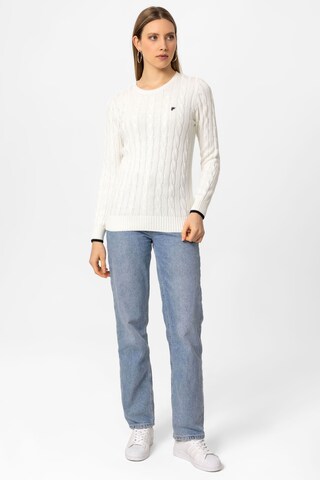 DENIM CULTURE Sweater 'KENDALL' in White
