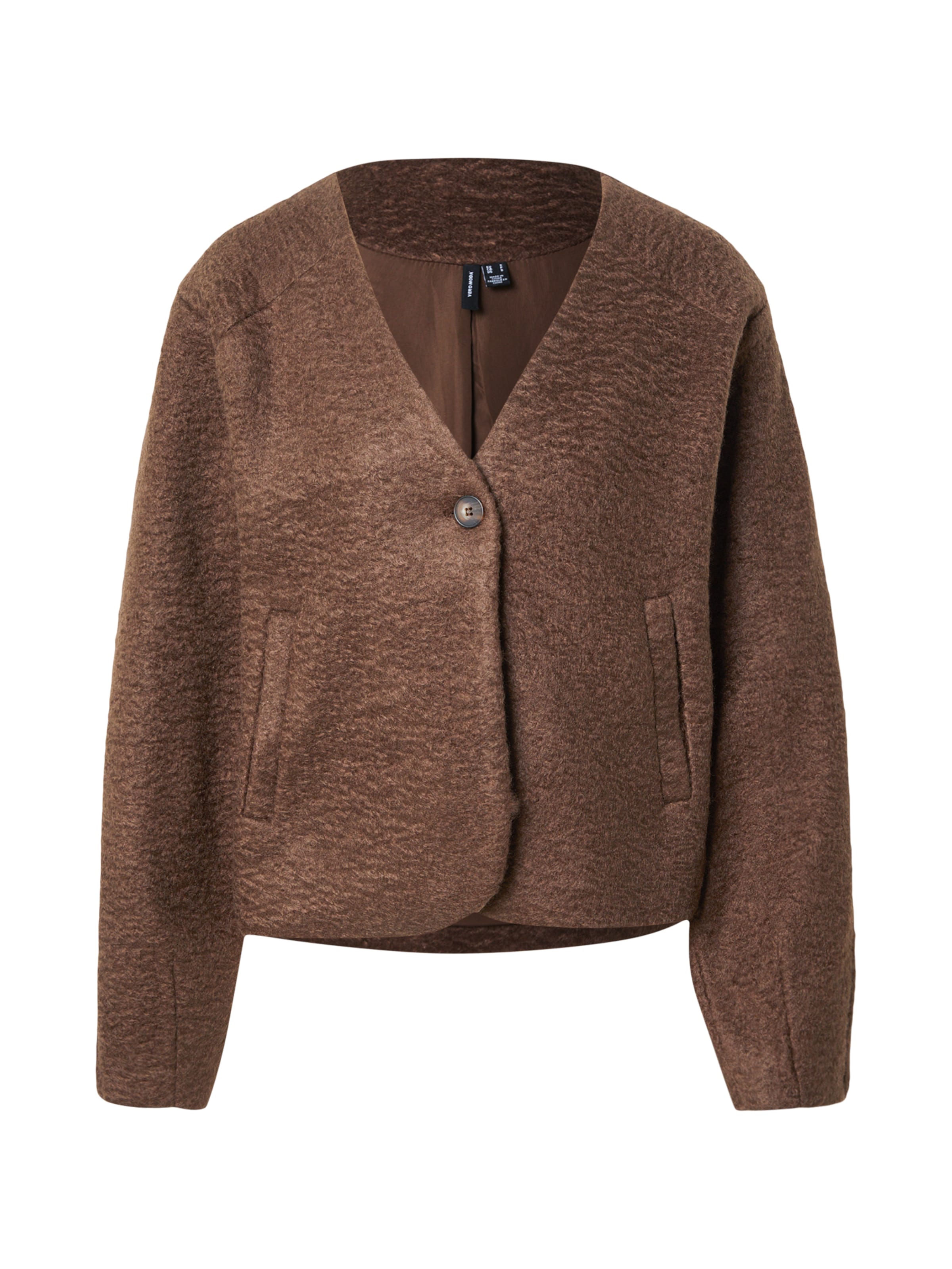 VERO MODA Övergångsjacka 'VMJENNY' i brun: framsida