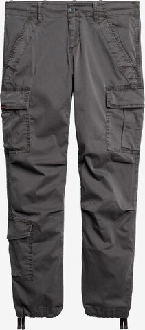 Superdry Regular Cargobroek in Grijs: voorkant